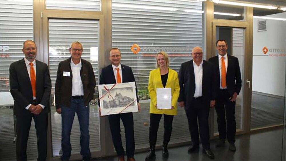 Jubiläumsbesuch bei der Firma Otto Klumpp